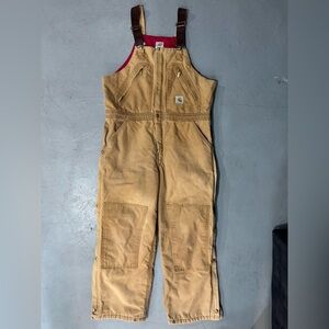 Carhartt Brown Insulated Work Coveralls R38 BRN 38x30
